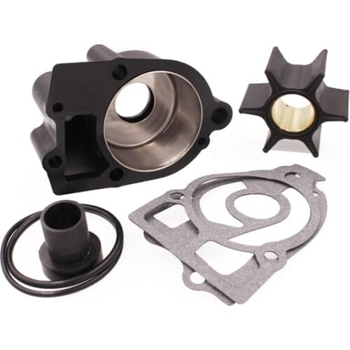 New For Mercury Mercruiser Alpha 1 Mariner Water Pump Impeller Repair Kit Wear Plate Gaskets O-rings Rubber + Metal 46-96148T8