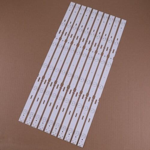 100% New 10pcs/Kit LED strips for GRUNDIG 48 TV 48VLE5421 48VLE5421BG LSC480HN03 SAMSUNG 2013ARC48 3228N1 6 REV1.0 131209