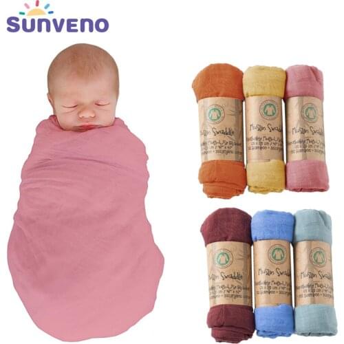 Baby Blanket Swaddle 120x120cm Muslin Newborn Cotton Baby Blanket Bath Quilt Infant Swaddle Wrap Sleepsack Stroller Cover