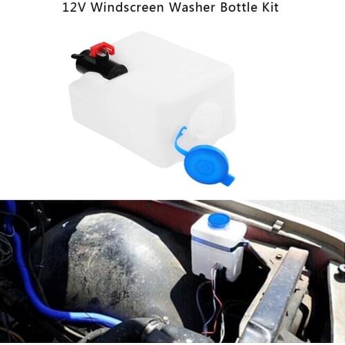 Windscreen Washer Bottle Kit Washer Tank Pump Bottle Kit Universal Windshield Wiper Systems Quality Reservoir