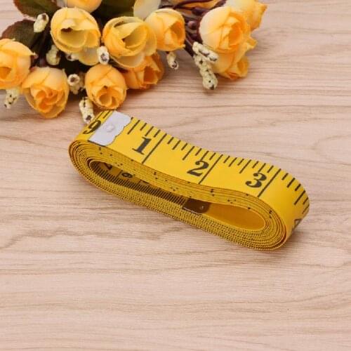Portable Body Measuring Ruler Sewing Tailor Tape Measure Soft Flat 150cm 60\" L4MB