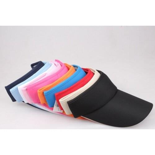 Outdoor Sun Hat Empty Top Hat Unisex Adjustable Visor Beach Sport Women Men Sunscreen Summer Caps Fashion Tennis Travel Hats