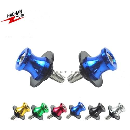 For Yamaha Honda Honda Suzuki Stand Screws 8mm Motorcycle Swingarm Spools Sliders