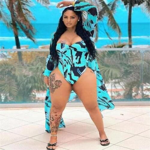 Tie Dye Summer Two Piece Outfits Women Sets Clothes Sleeveless High Waist Biker Shorts Playsuits Long Sleeve Coats Swimsuit