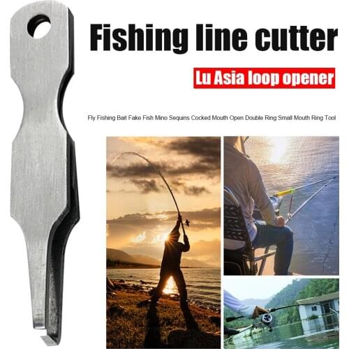1pc Fishing Line Cutter Nippers Multifunctional Tweezers Cutter Lure Ring Opener Hook Cleaner Fishing Line Plier TackleAccessory