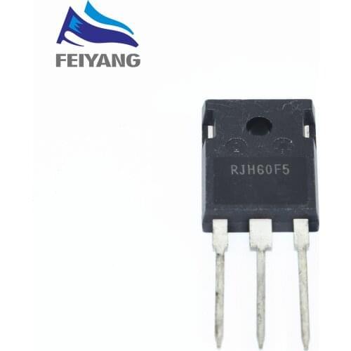 10PCS RJH60F5DPQ RJH60F5 N Channel IGBT High Speed Power Switching TO-247 80A600V
