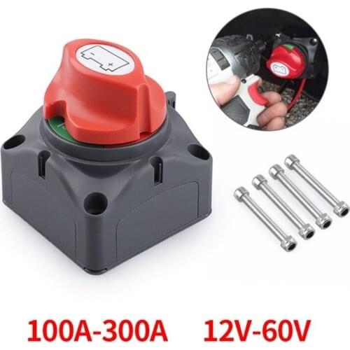 12v-60v 100a-300a Automotive Rv Marine Battery Selector Isolator Disconnect Rotary Switch Disconnect 1-2-double Disconnect