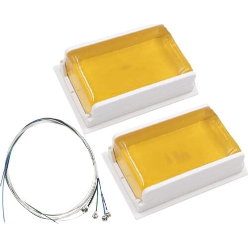 4Pcs Violin Strings E-A-D-G Musical Instrument Parts with Dust Erhu Dangerous Rosin Violin Dangerous Rosin