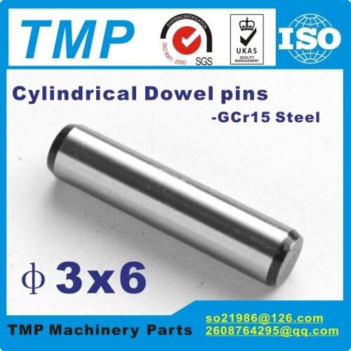 50 pieces/Lot 3x6mm Locating Pins/Dowel pins/Cylindrical position pins For Mechanical Uses-TLANMP Material:Steel GCr15