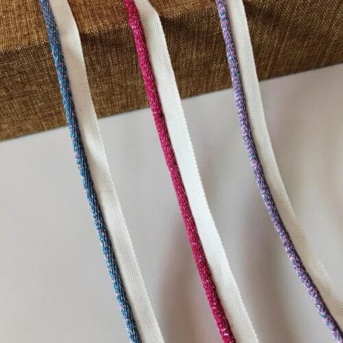 50 Yards New Color Piping Tape Rolloff Rope Factory Spot Polyester Inlay DIY Pants Pillow Home Textile Accessories