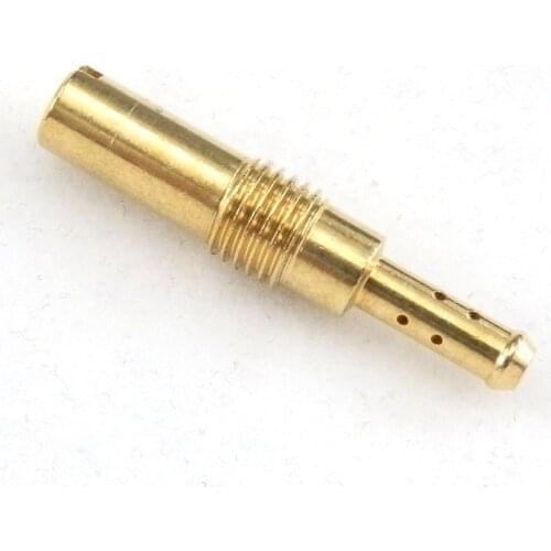 6mm Motorcycle Carburetter Pilot Jet Slow Jet 28mm in length with a 5mm Round Head for Keihin Carb Carburetor Size 30-78