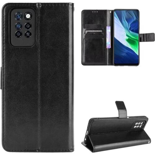 For Infinix Note 10 Case Luxury Flip PU Leather Wallet Lanyard Stand Case For Infinix Note 10 Pro NFC Note10 Phone Bags