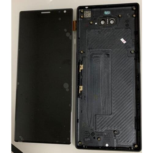 For SONY Xperia 10 Plus LCD Touch Screen Digitizer Assembly For Sony Xperia 10 Plus Display I4213 I3223 I3213 I4293 Frame cover
