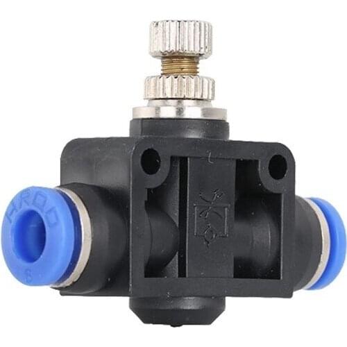 Throttle valve SA 4-12mm Air Flow Speed Control Valve Tube Water Hose Pneumatic Push In Fittings