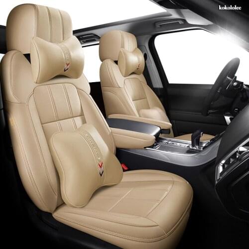 KOKOLOLEE Custom Leather car seat covers For Infiniti QX50 QX56 QX80 Q70 QX60 Q50 ESQ QX30 Q50 Q70 Automobiles Seat Covers auto