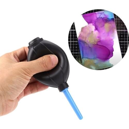 Alcohol Ink Air Blower Use Manipulating Alcohol Ink Movement with Air Clean The Keyboard Diy Paint Dispersion Make Card New Tool