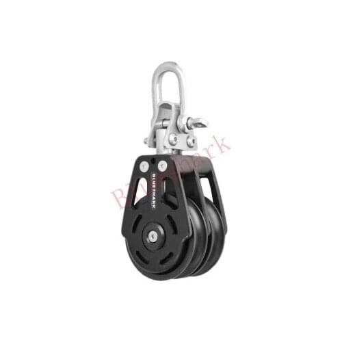 Sailboat Hardware 60 mm 2.4 Inch Aluminum Double Block Max 1000kg 2675