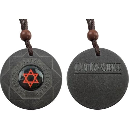 Pentagram Pentacle Necklace Bio Scalar Quantum Energy Pendant Health Care EMF Protection Pendant
