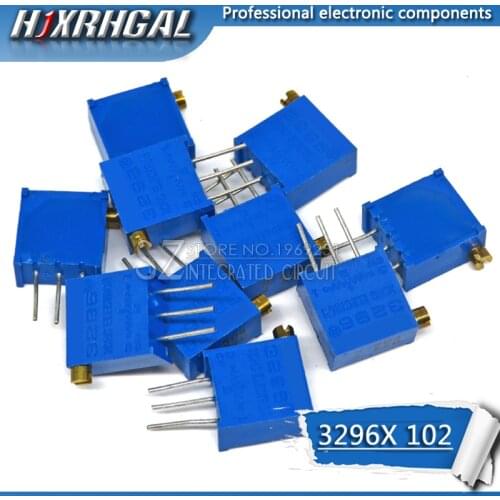 1pcs 3296X-1-102LF 3296X 1K ohm 102 3296X-1-102 3296X-102 W102 Trimpot Trimmer Potentiometer
