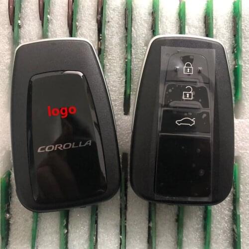 3 Buttons Car Keyless Smart Remote Key 434Mhz 8A Chip for Toyota Corolla after 2019 Year Intelligent Remote Key Board No.2000