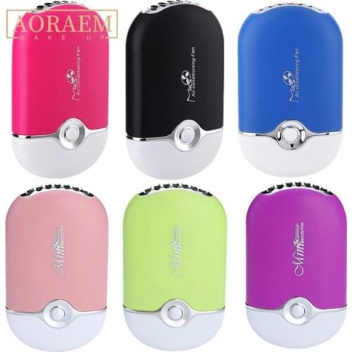 AORAEM USB Mini Air Conditioning Fan For Eyelash Extension Graft Eyelashes Dedicated Dryer Glue Blower Fast Dry Fan Makeup Tools