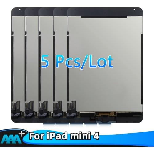 5PCS AAA+++ Quality LCD For iPad mini 4 Mini4 A1538 A1550 LCD Display Touch Screen Digitizer Panel Assembly Replacement Part