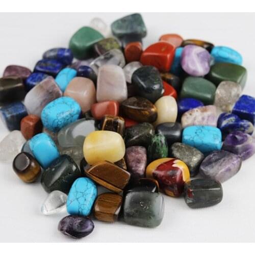 100g/lot Natural Mineral Tumbled Stone Roses Quartz Protolith Rock Healing Chakra Reiki Crystal Beads Point Garden Decor Free