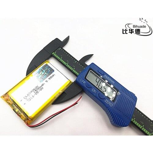 2pcs/lot 3.7V 1500mAH 604060 Polymer lithium ion / Li-ion Rechargeable battery for DVR,GPS,mp3,mp4