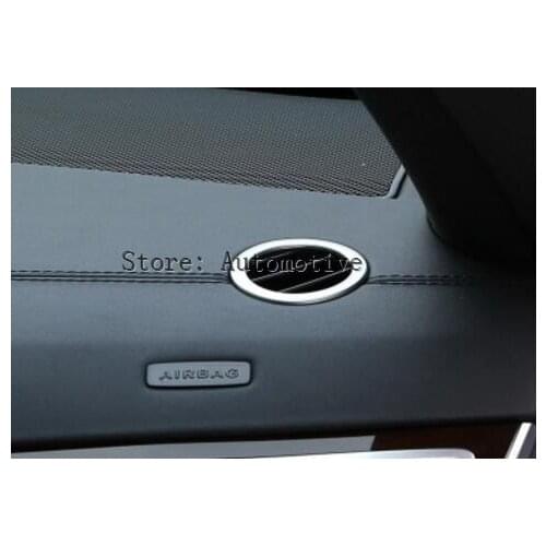 Stainless Dashboard Side Air Vent Outlet Cover Trim For Benz E Class W212 2010-2015 2pcs