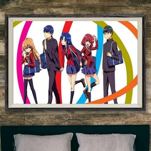 256 Toradora Anime Wall Silk Cloth Poster Art Decoration Gift