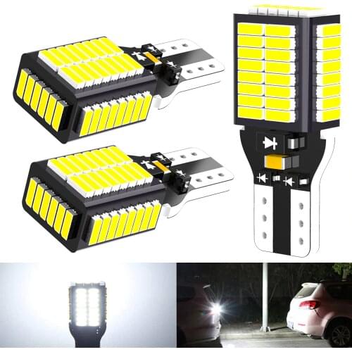 2x T15 W16W 921 912 LED Canbus Bulbs No Error LED Bulb Car Reverse Backup Light for Alfa Romeo 159 147 156 Giulietta Mito 12V