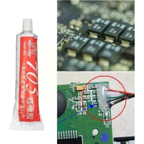 705 Silicone Industrial Adhesive High Temperature Clear Insulating Silicone Adhesive Metal Glass Electronic Glue Rubber Sea G2C5