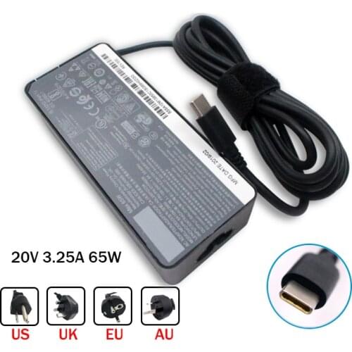 20V 3.25A 65W AC TYPE-C USB-C Adapter power supply For Lenovo ThinkPad X1 X270 carbon 2017 E480 E580 S2 Yoga 2018 ADLX65YCC3A
