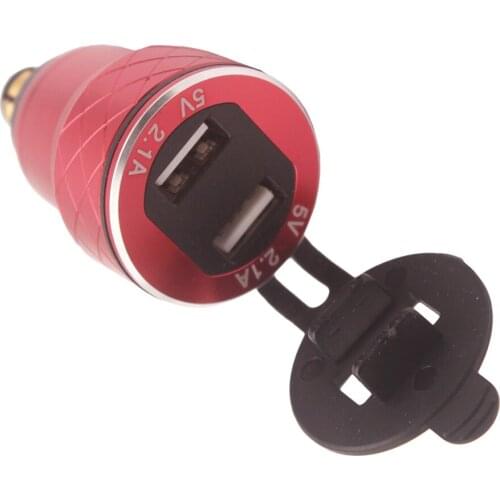 Dual USB Charger Adapter DIN Plug Socket For BMW F800 F650 R1200GS R1200RT