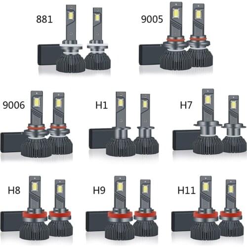 Car LED Bulbs High Power Light Headlights H7 H8 H9 H11 9005 H1 9006 Automotive Fog Lamps Motorcycle 120W Canbus 40000LM