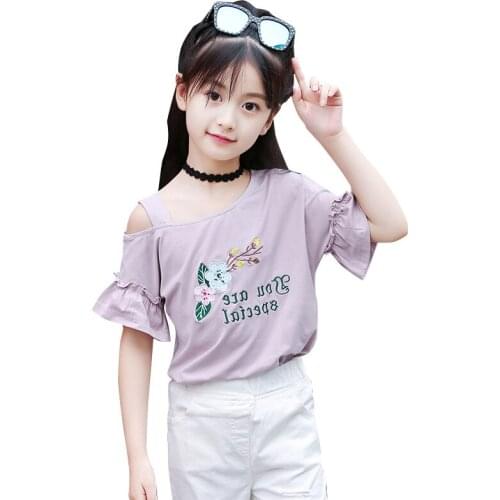 CEDUOWAHS Short Sleeve T-shirts For Girls