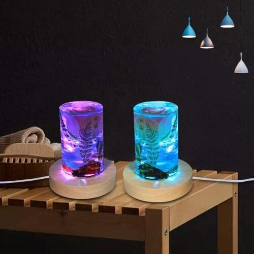 DIY Cylinder Light Resin Mold Silicone Molds for Epoxy Crafts Jewelry Making