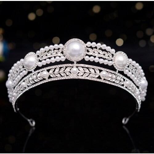Rhinestone elegant Crown baroque tiara Wedding Hair Accessories Wedding Ornament