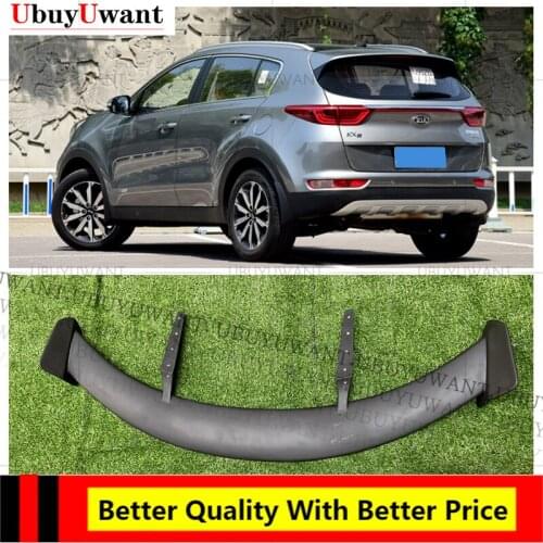 EPFBSQP For KIA KX5 HatchBack 2015 - 2019 Car Tail Wing Decoration Carbon Fiber / FRP Rear Trunk Spoiler Car Styling