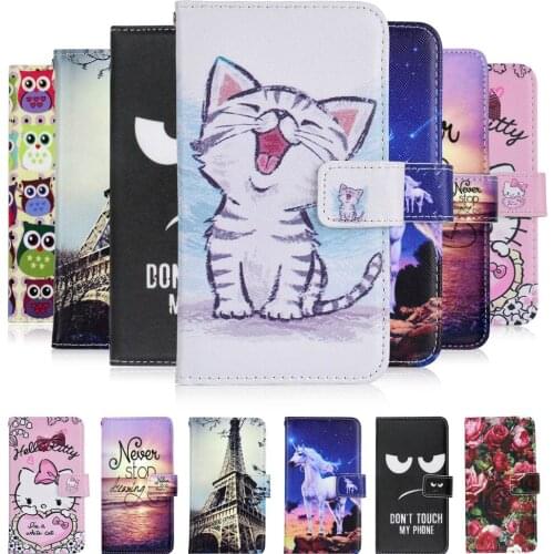 KESIMA For BQ Aquaris X Pro case cartoon Wallet PU Leather CASE Fashion Lovely Cool Cover Cellphone Bag Shield