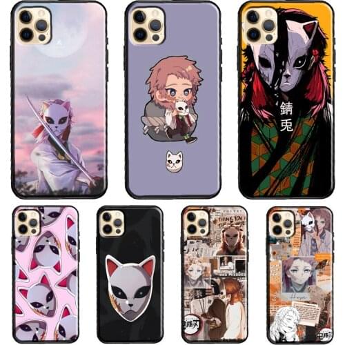 Kimetsu No Yaiba Sabito Anime Soft Cover For iPhone 11 12 Pro Max XS XR X 12 mini SE 2020 5S 6S 7 8 Plus Phone Case