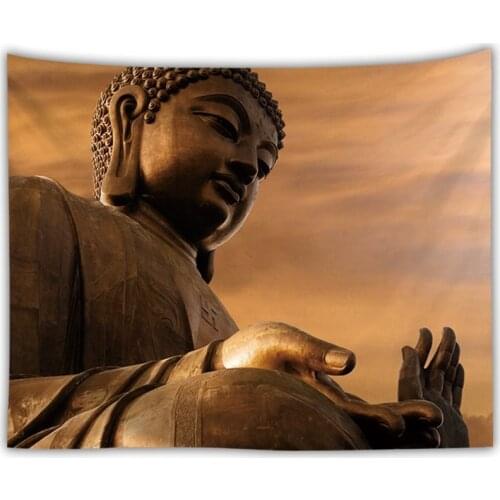 Tapestry Wall Hanging home decor curtains spread covers cloth blanket art tapestry Beach Towel Budda portrait decorative pastery
