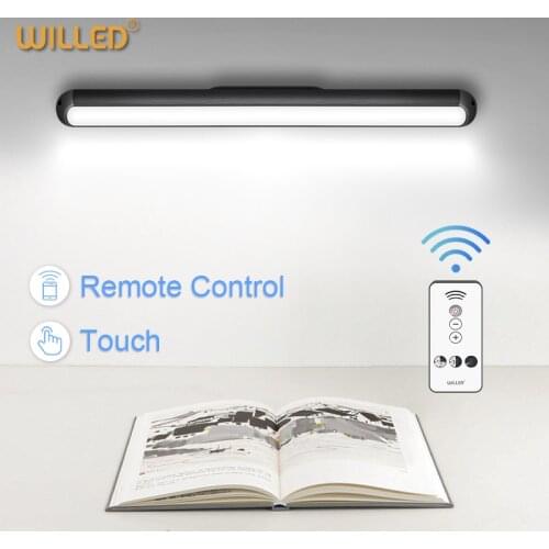 Table Lamp Wireless LED Night Lights with Remote Dimmer for Reading Desk Closet Cabinet Mirror Bedside Rechargeable LED lights