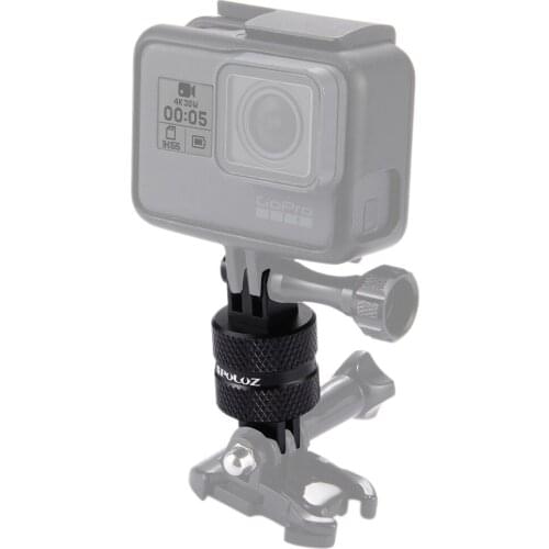 PULUZ 360 Degree Rotation CNC Swivel Pivot Extension Arm Tripod Mount for GoPro, Xiaoyi and other Sport Cameras