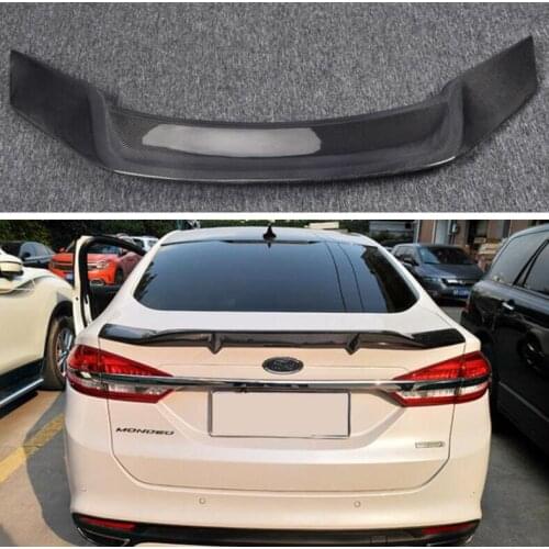 R STYLE CARBON FIBER REAR WING TRUNK LIP SPOILER FOR FORD Mondeo Fusion 2013 2014 2015 2016 2017 2018 2019 2020 High Quality