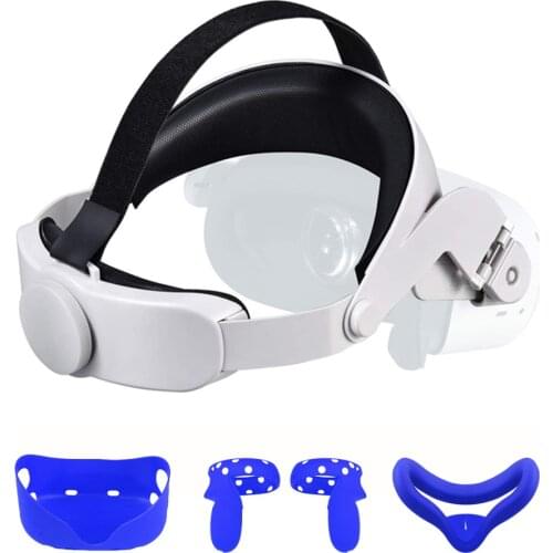 Adjustable Elite Halo Head Strap for Oculus Quest 2 Enhanced Support and Reduce Head Pressure Comfortable Touch in VR accessorie