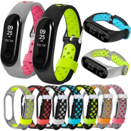 Mi Band 3 Slicone Strap wrist strap for Xiaomi mi band 4 Silicone Miband 3 / 4 Watch Accessories Colorful Replacement Watch Band