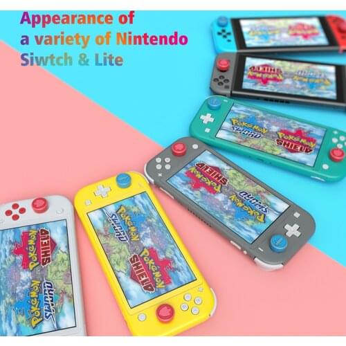 50pcs For NS Switch Lite Silicone Joystick Thumb Stick Grip Cover Case Analog Caps For Nintend Switch Lite NS Controller