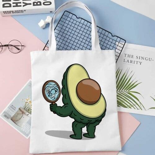 Avocado shopping bag eco shopping shopper shopper tote reusable bag shoping string ecobag bolsas ecologicas custom