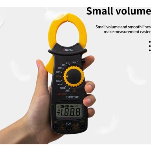 Digital Display Clamp Meters Multimeter Intelligent Portable Resistance Capacitance Tester Ohmmeter Electrical Voltmeter